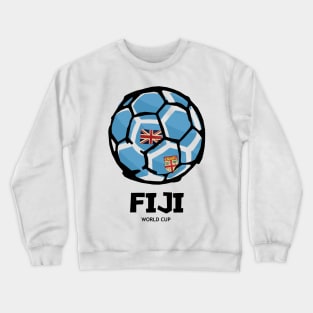 Fiji Football Country Flag Crewneck Sweatshirt